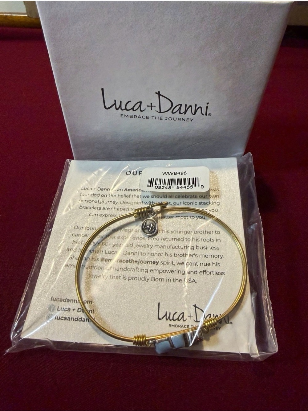 Luca + Danni Gold Bangle Bracelet pumpkin truck